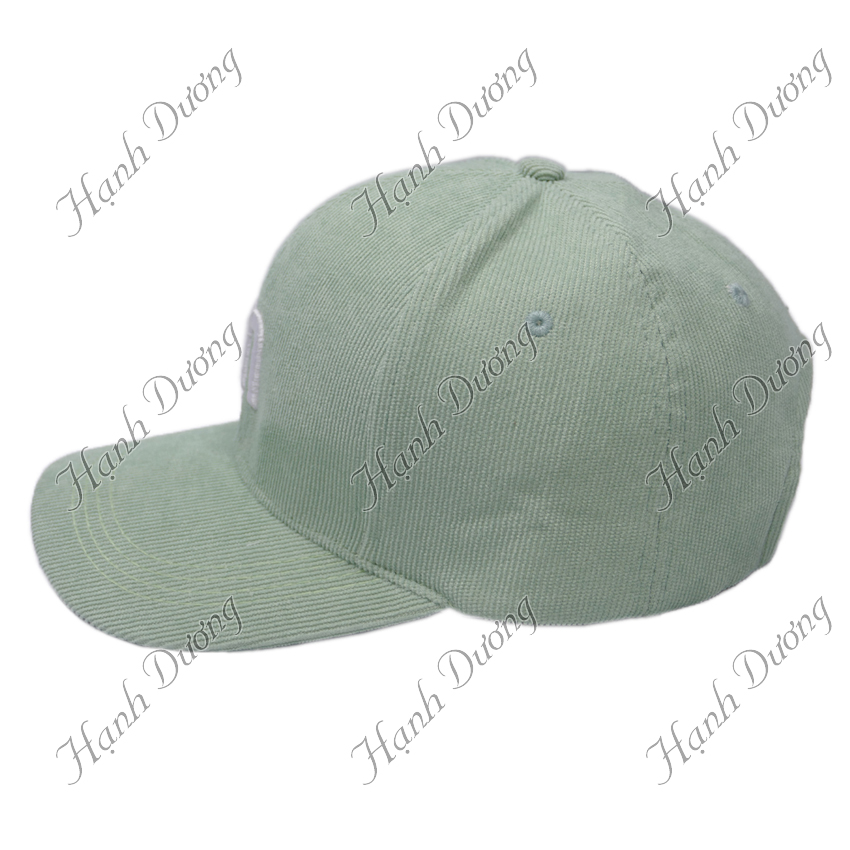 Mũ lưỡi trai nhung thêu chữ M nón kết nhung phong cách UIzzang form unisex nam nữ thời trang