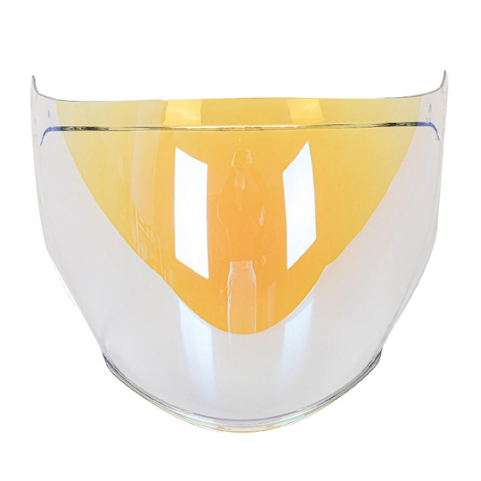 Helmet Visor Shield ,Open Face Shield Motorbikes Supplies Helmet Glass Fits for Kyt Nfj Helmets Easy to Install