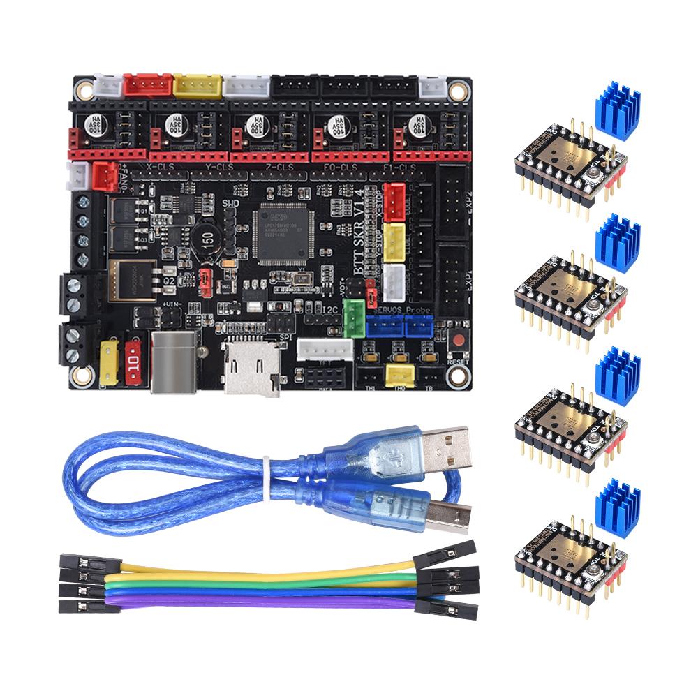 BIGTREETECH SKR V1.4 Turbo BTT SKR 3 Bo Mạch Chủ 3D Máy In Phần MKS GEN TMC2209 TMC2208 Ender3 V2 Bản Nâng Cấp Cho Voron 2.4 DIY
