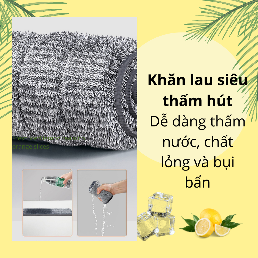 Cây Lau Nhà Tự Vắt Thông Minh Đa Năng VinBuy, Vắt Khô Đến 95%, Chổi Lau Nhà 360 Độ, Sau Sạch Khô Nhanh – Hàng Chính Hãng