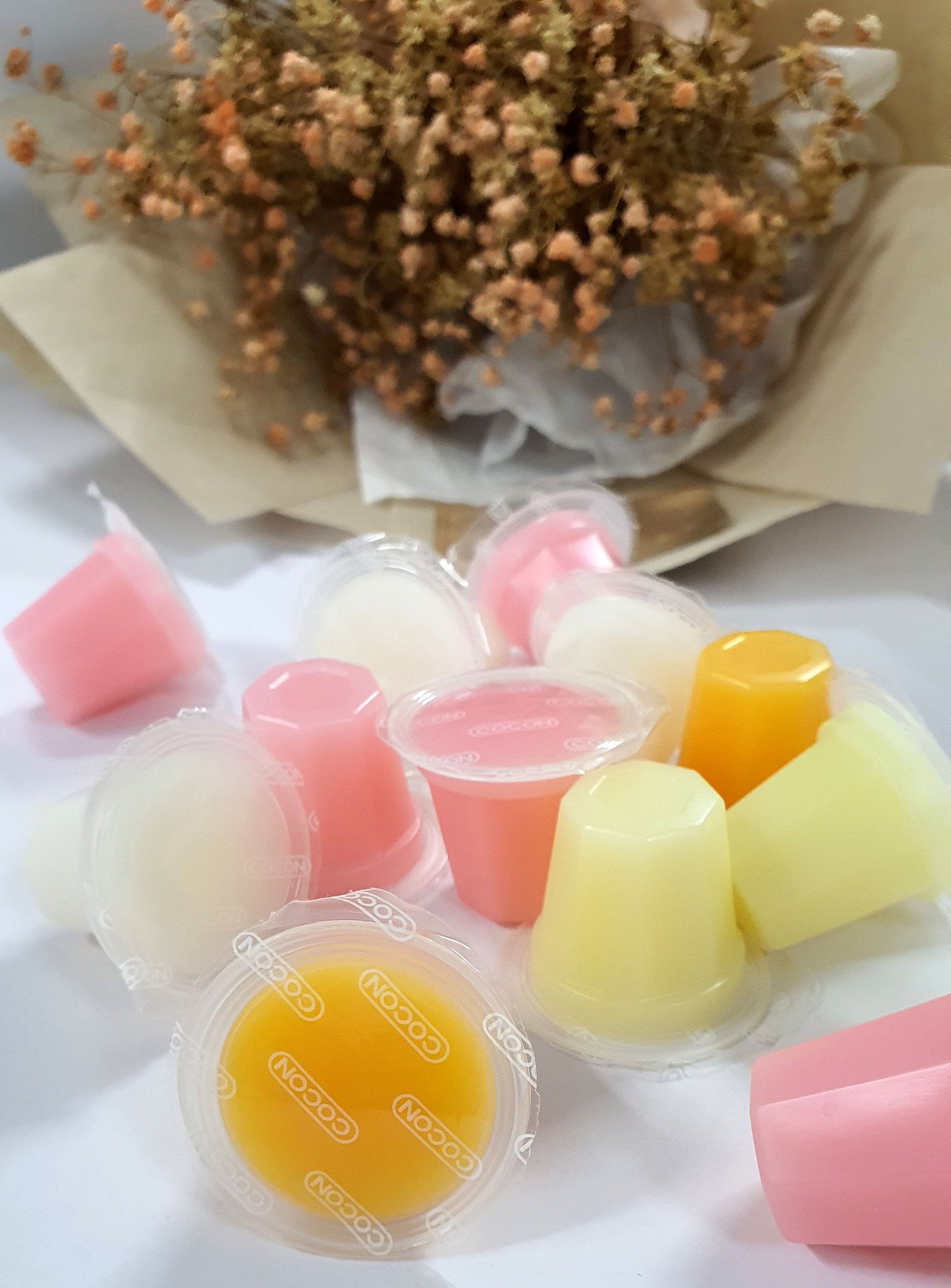 THẠCH RAU CÂU HƯƠNG TRÁI CÂY COCON - COCON MIXED MINI PUDDING NATA DECOCO