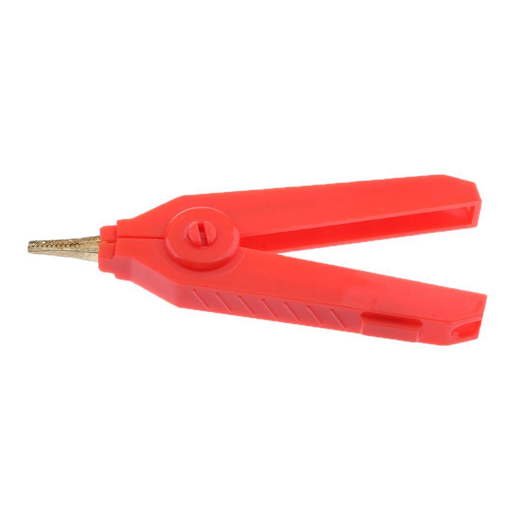 Alligator Plated Clip for 4mm Banana Plug Test Clip Probes Gold-plated