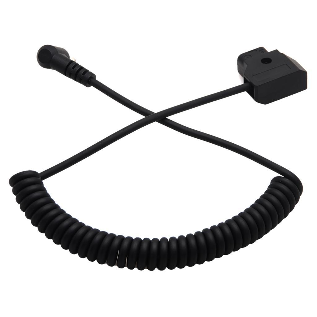 Coiled D-TAP 2Pin Male to Female Extension Cable for DSLR Rig Anton Battery