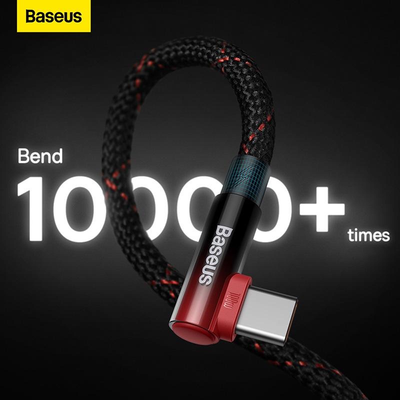 Cáp Sạc Siêu Nhanh 90 Độ Baseus MVP 2 Elbow-shaped Fast Charging Data Cable Type-C to C 100W (Hàng chính hãng)