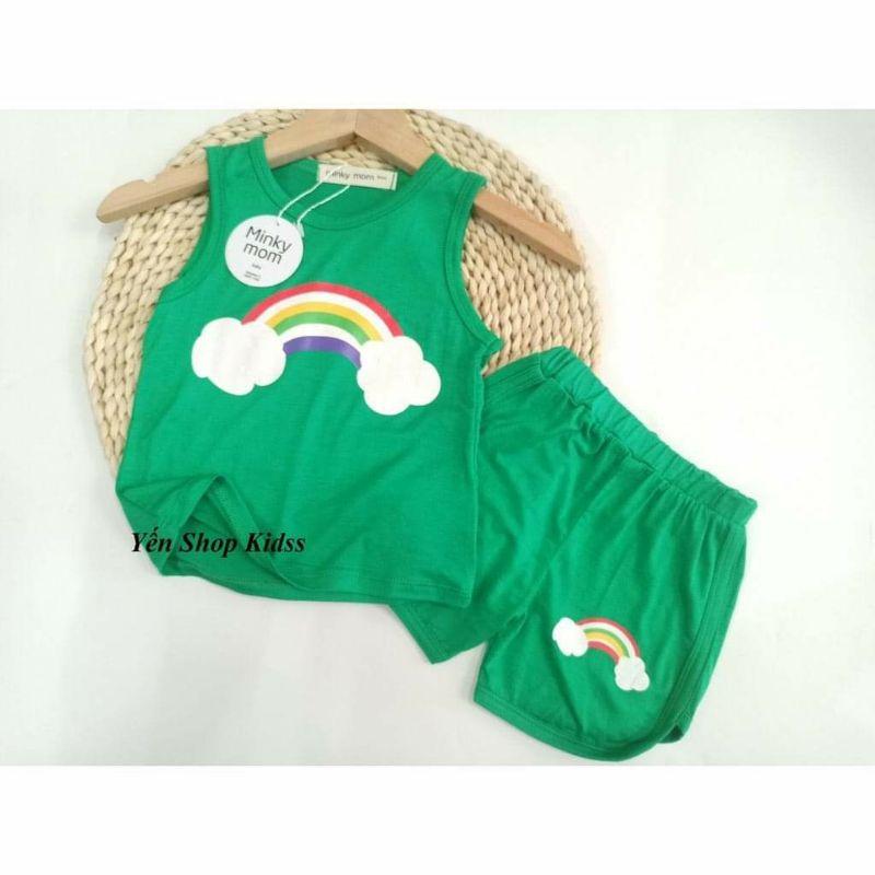 Áo ba lỗ trẻ em chất liệu cotton cho bé trai và gái cho bé từ 7kg.20kg