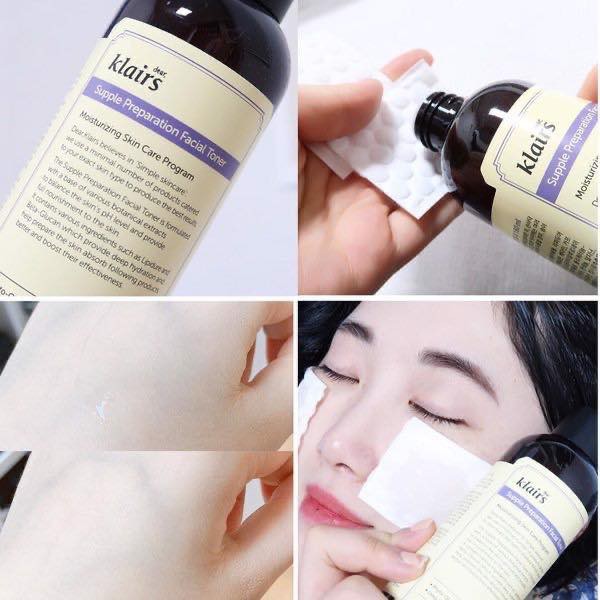 Nước Hoa Hồng Dưỡng Ẩm Dears, Klairs Supple Preparation Toner 180ml