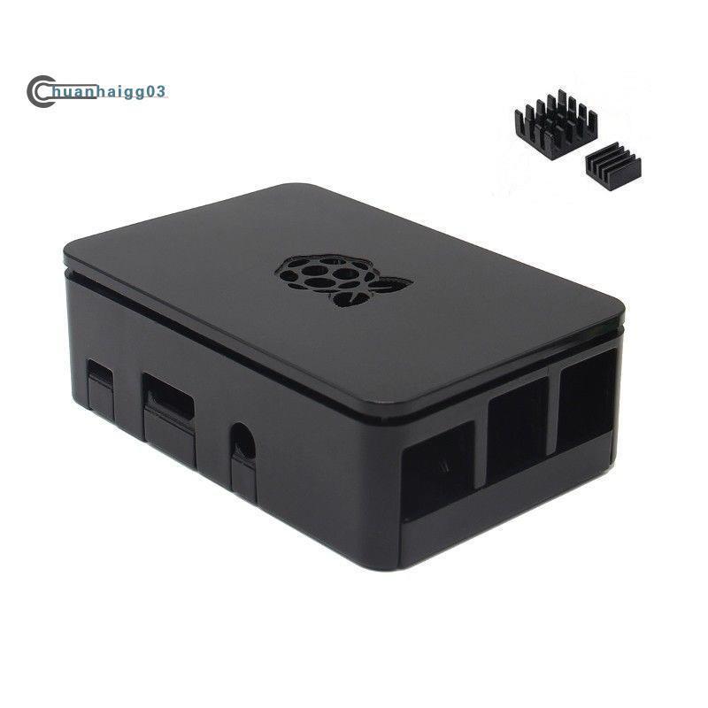 Đen Hộp Đựng Raspberry Pi V4 Kèm Tản Nhiệt Cho Raspberry Pi 3 / 2 / B +