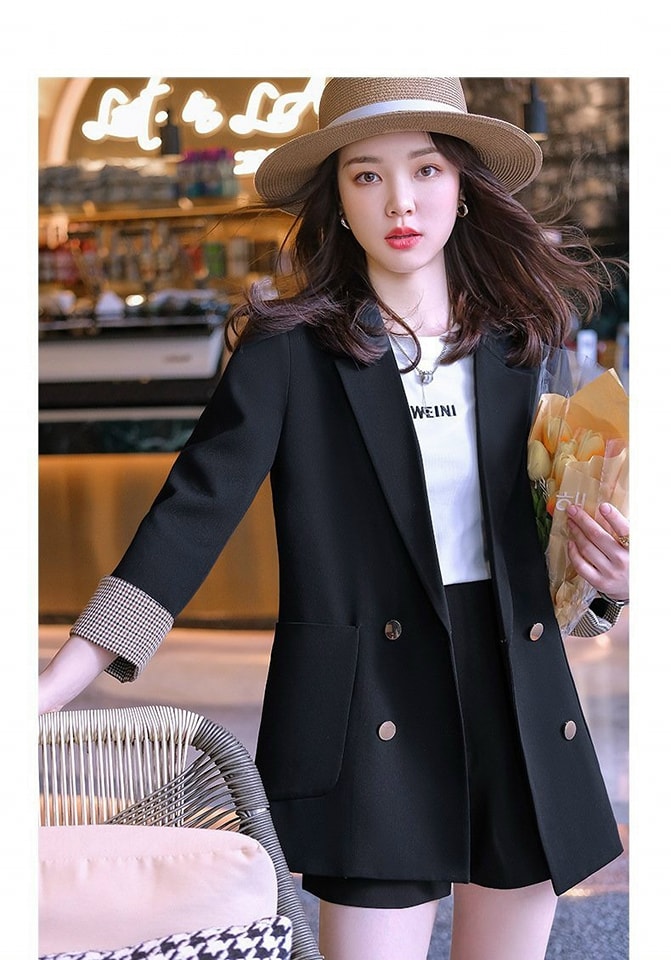 ÁO KHOÁC BLAZER PHỐI TAY CAO CẤP