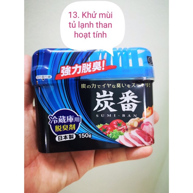 Combo 2 Hộp khử mùi tủ lạnh than hoạt tính nội địa Nhật Bản