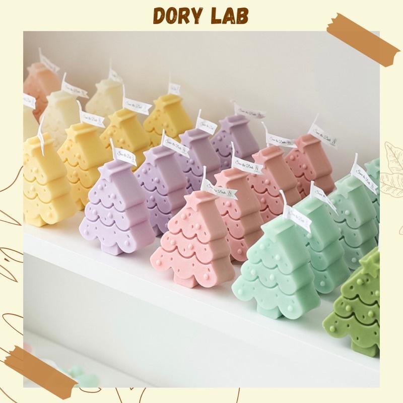 Nến Thơm Giáng Sinh Cây Thông 3 Tầng Nhiều Màu Sắc - Dory Lab