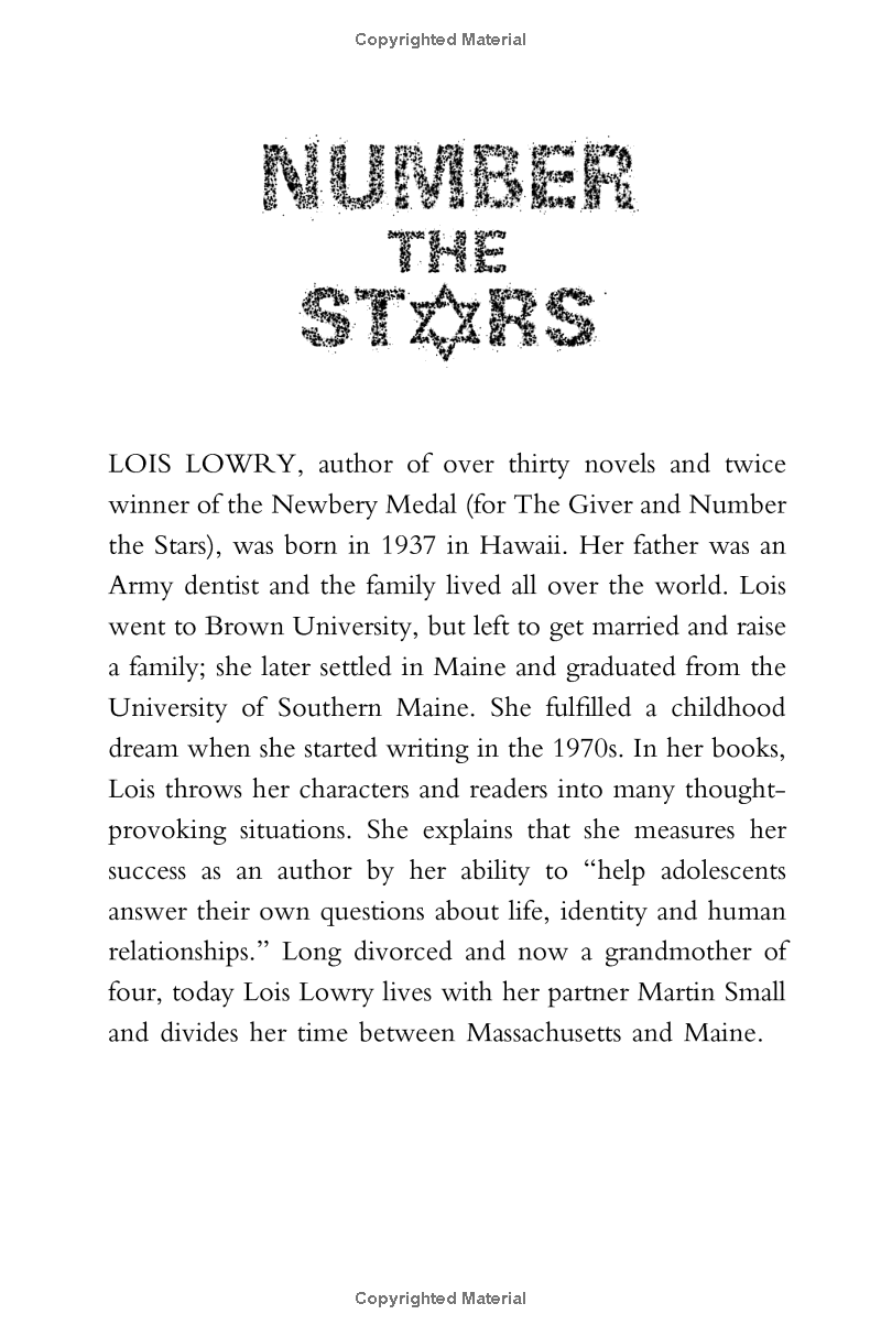Number The Stars (Essential Modern Classics)