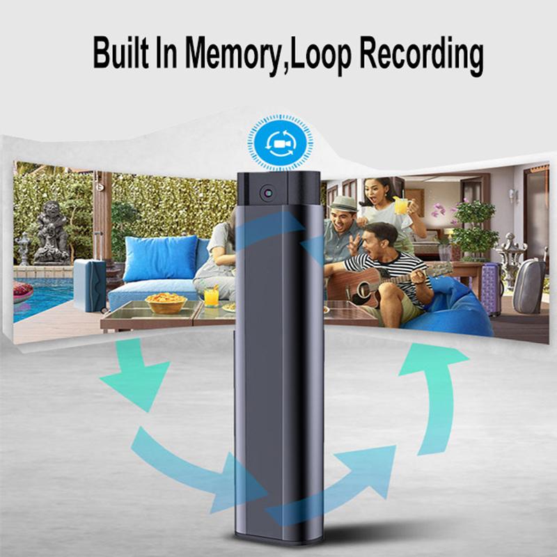 Máy ảnh thể thao mini 1080p HD Video hành động thông minh Recorder Kỹ thuật số DVR Máy quay ngoài trời có thể thu vào ống kính rộng góc