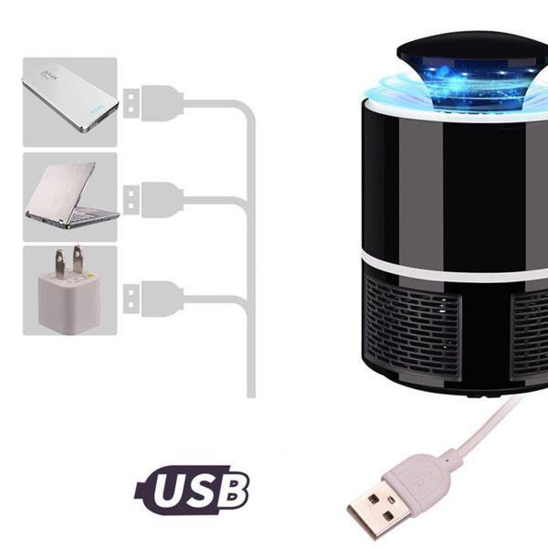 ĐÈN BẮT MUỖI THÔNG MÌNH HÌNH TRỤ-ĐẦU CẮM USB -Rẻ nhất