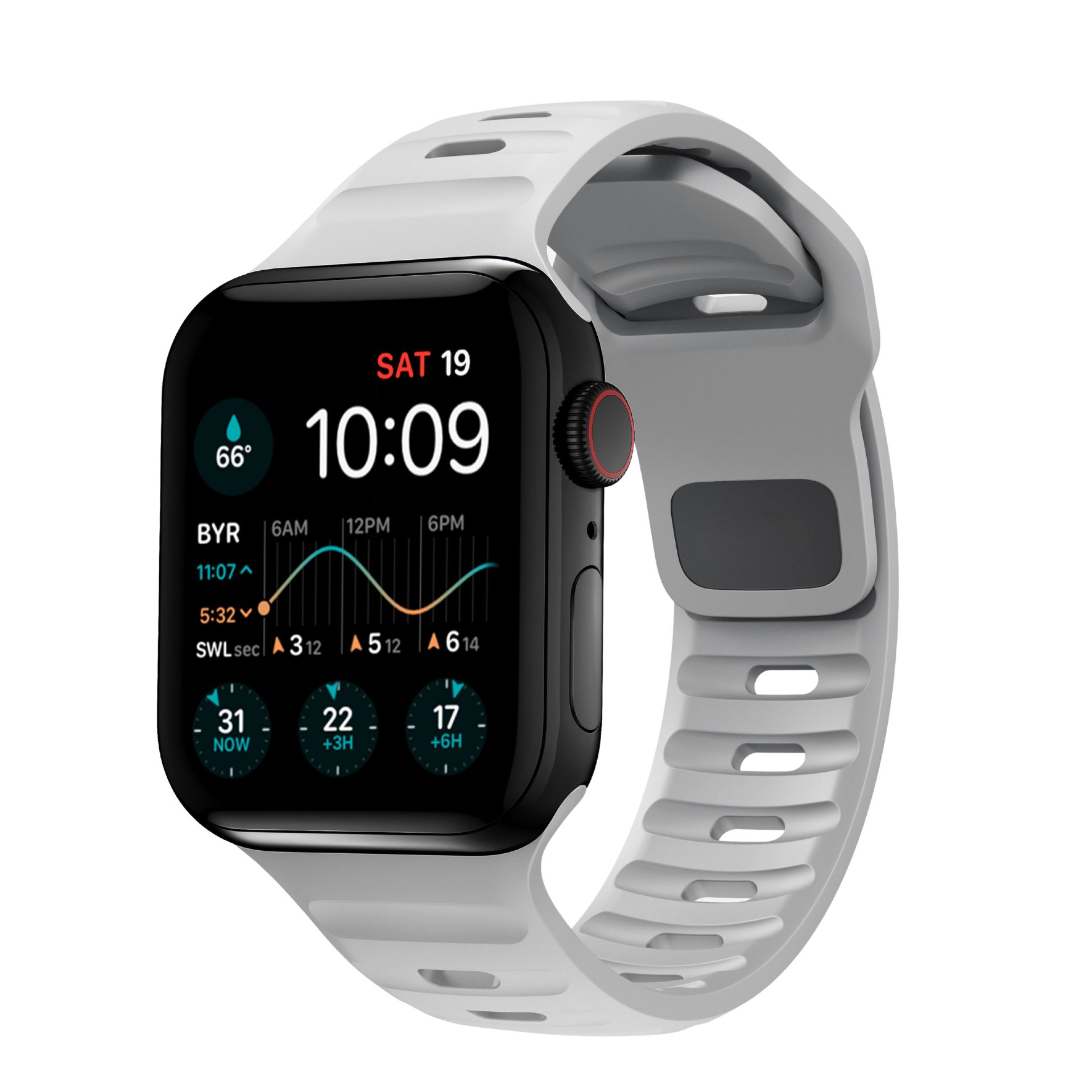 Dây Đồng Hồ Dành Cho Apple Watch KAi.N Sport Carbon- Hàng Chính Hãng