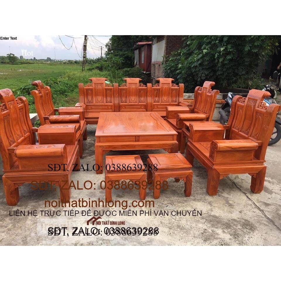 Bàn ghế Âu Á Hộp Cuốn Thư gỗ gõ đỏ