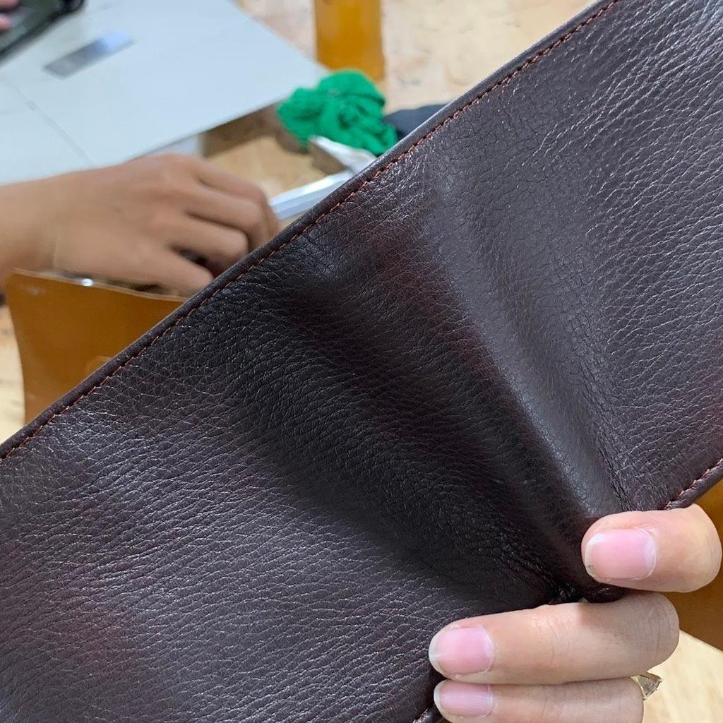 Ví Nam Da Bò MILL Hạt – Chất Da Mềm Mại, Bóng Mịn – Tiện Lợi - GENNIN STORE
