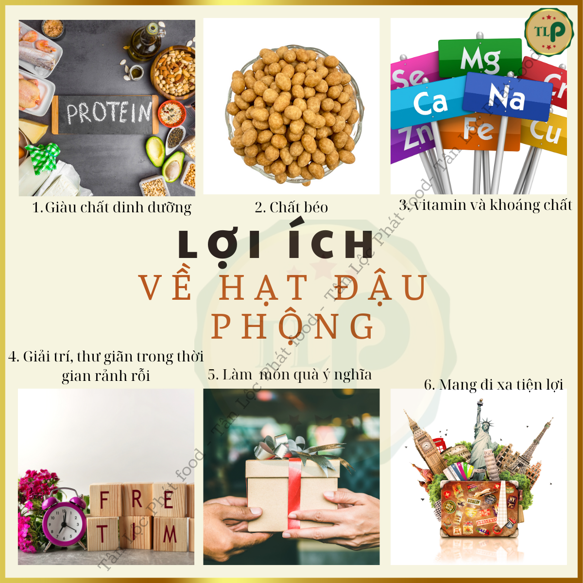 Hình ảnh ĐẬU PHỘNG TỎI ỚT RẮC VỊ PHÔ MAI TÂN LỘC PHÁT HŨ 250G