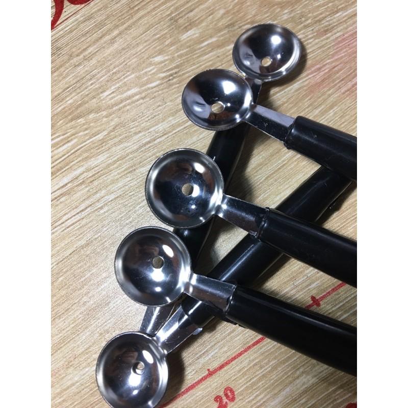 Thìa múc hoa quả 2 đầu, dụng cụ pha chế