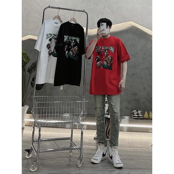 Áo thun cotton áo cao cấp nam nữ 3 màu cá tính