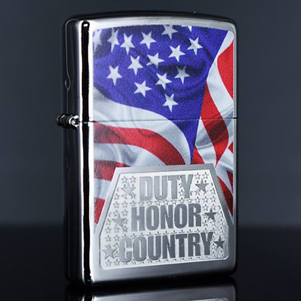 Bật Lửa Zippo 250 Duty Honor Country