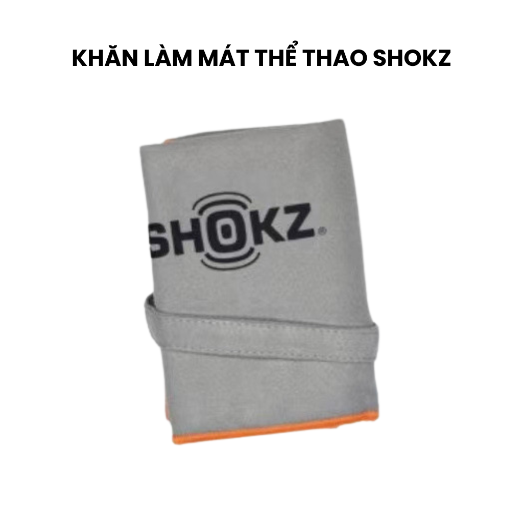Khăn làm mát thể thao, kích thước:cm, nhãn hiệu Shokz - Hàng Chính Hãng