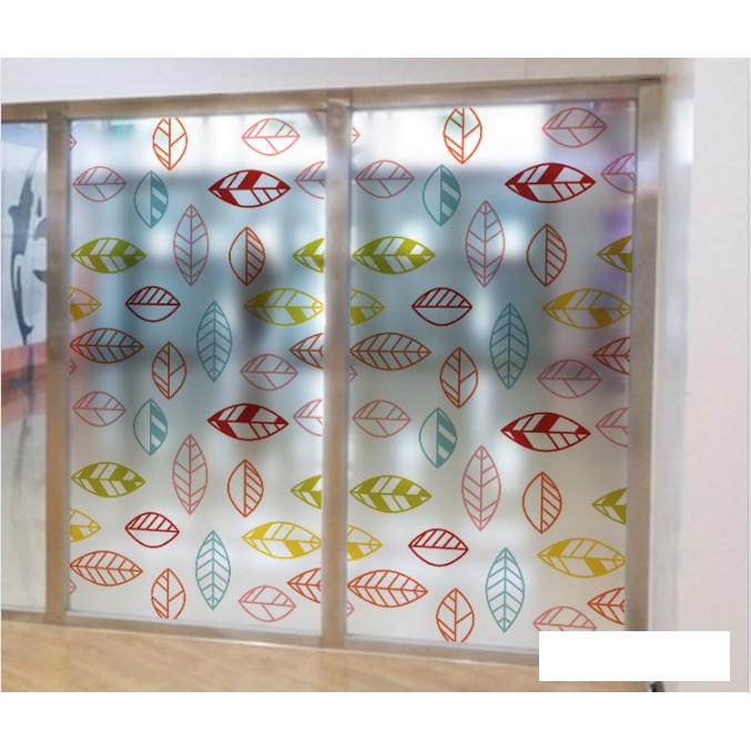 Decal Dán Kính Cao Cấp Mẫu Lắ Viền Màu