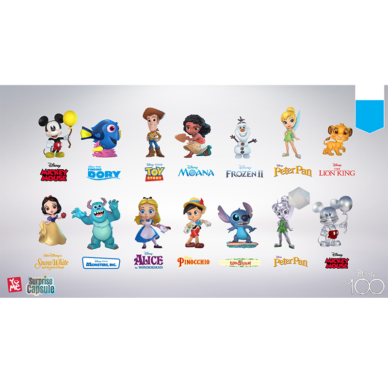 Đồ Chơi Nhân Vật Bất Ngờ Mừng Sinh Nhật Disney 100 Tuổi DISNEY 100 19553