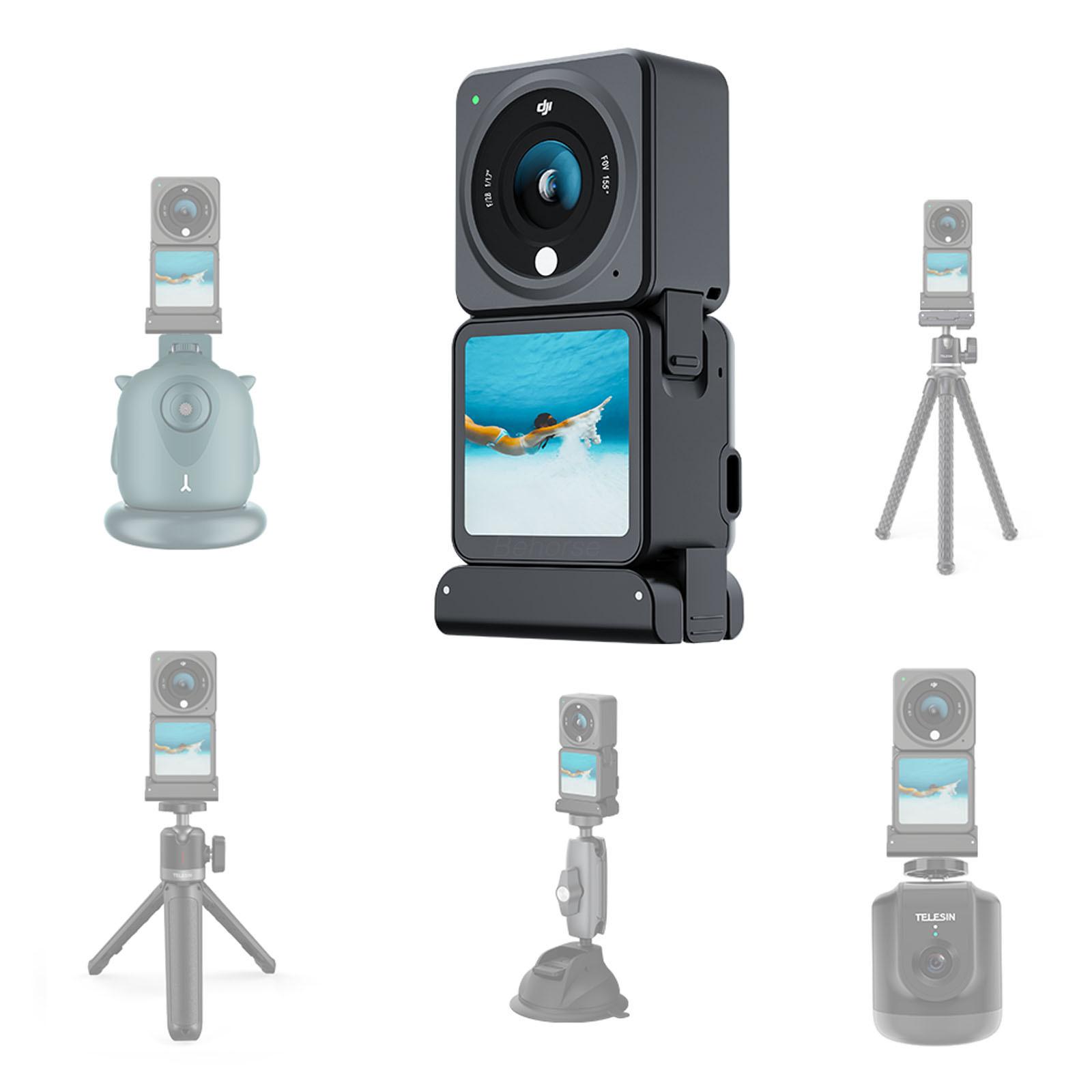Bộ Chuyển Đổi Từ Giao Diện 1/4 Gắn Chân Đế Cho Action 3 Camera Adapter Chống Rơi Cho Phụ Kiện Máy Ảnh DJI Osmo Action 2
