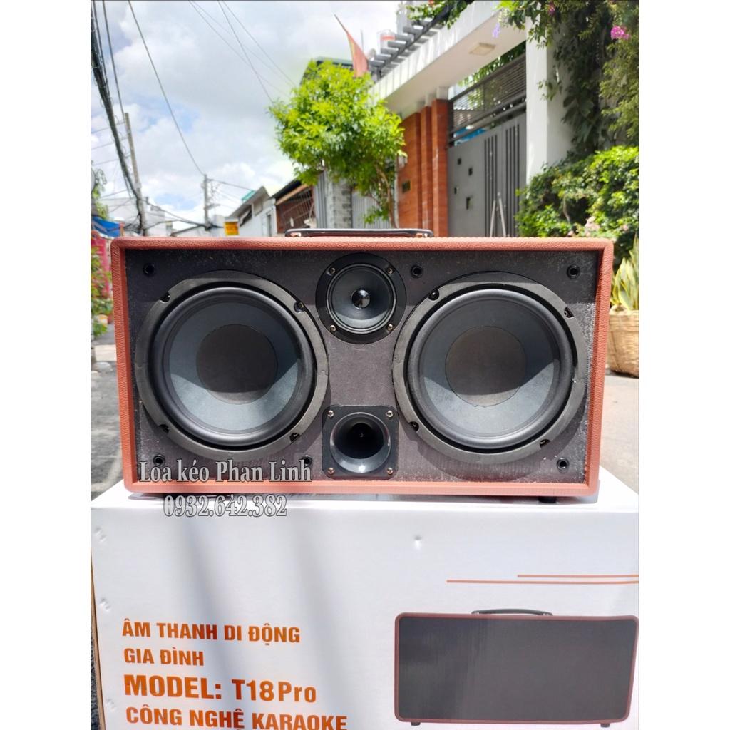 Loa xách Tay T18 Pro ( bass sub 20cmx2)