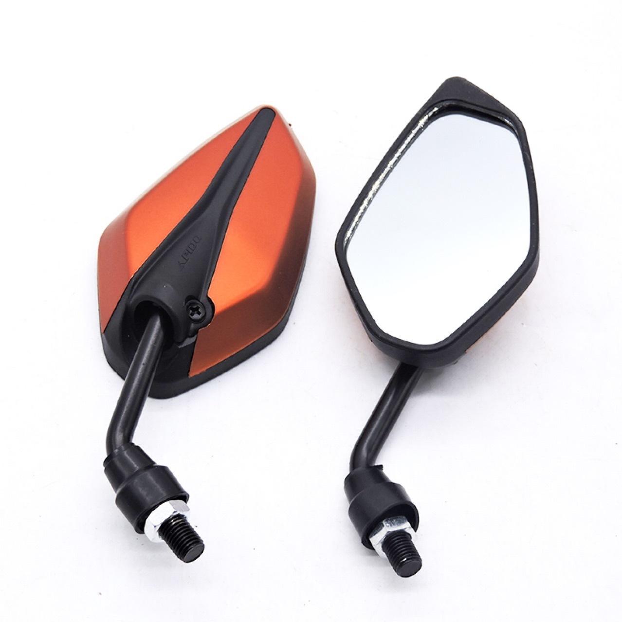 Giá thấp nhất gương chiếu hậu xe máy xe điện xe tay ga sửa đổi Fuxi ma lửa Mavericks mini đa năng đảo chiều gương phản xạ