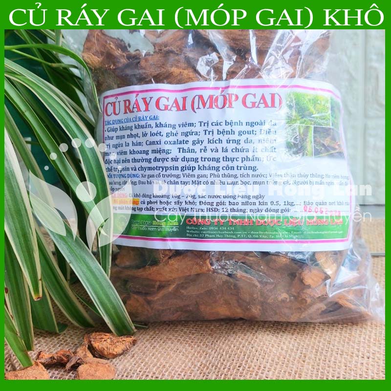 1kg Củ Ráy Gai khô sạch