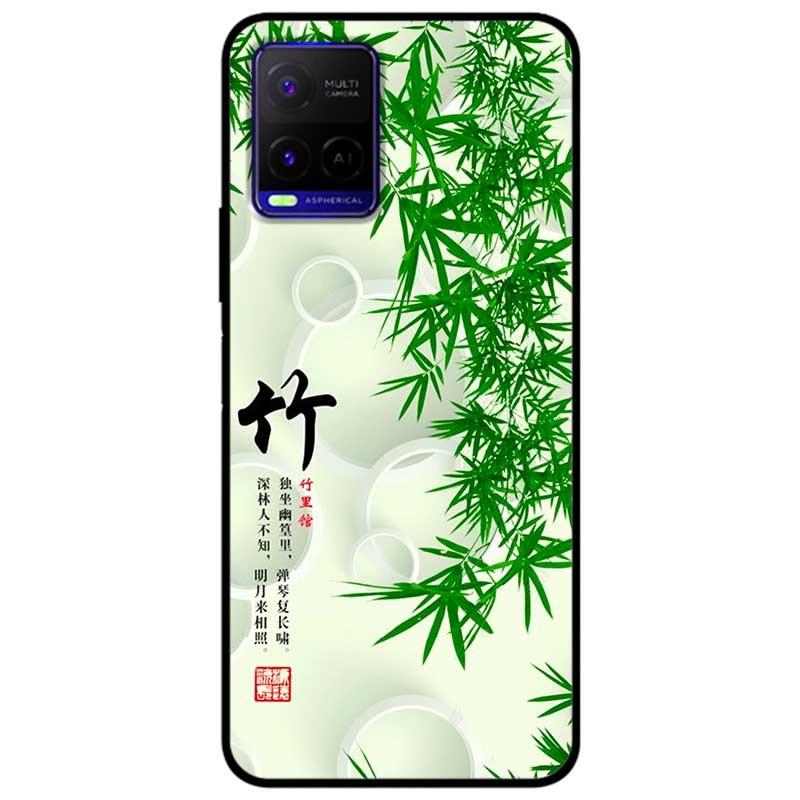 Ốp lưng dành cho Vivo Y21 - Vivo Y21s mẫu Tranh Nền Tre