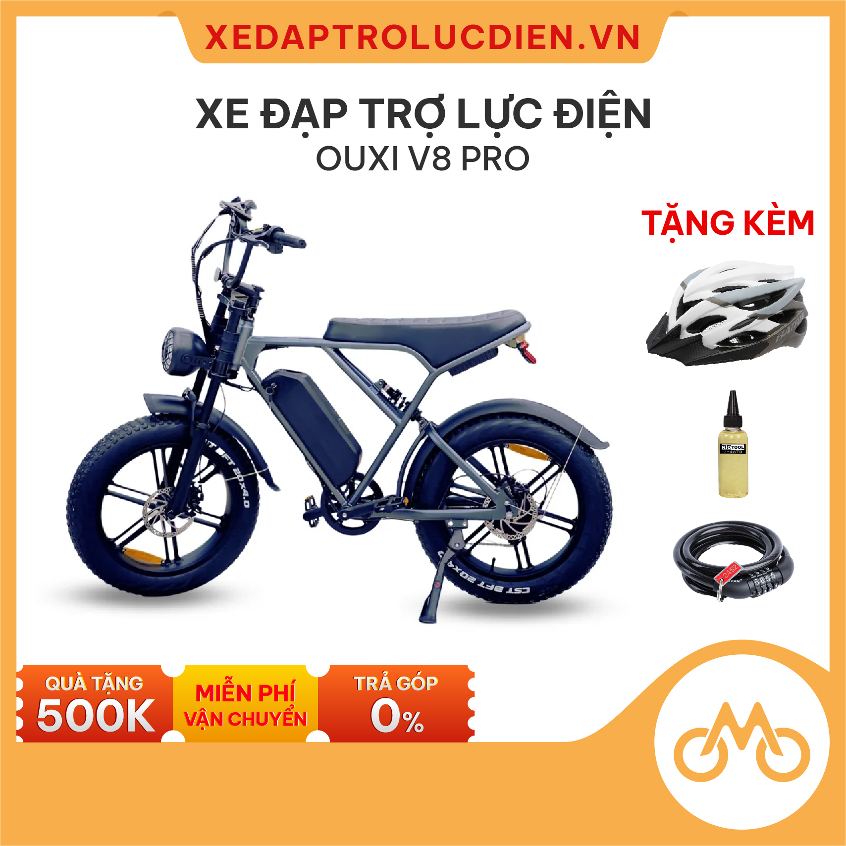 Xe đạp trợ lực điện OUXI V8 Giá – Ưu đãi – Dịch vụ tốt nhất