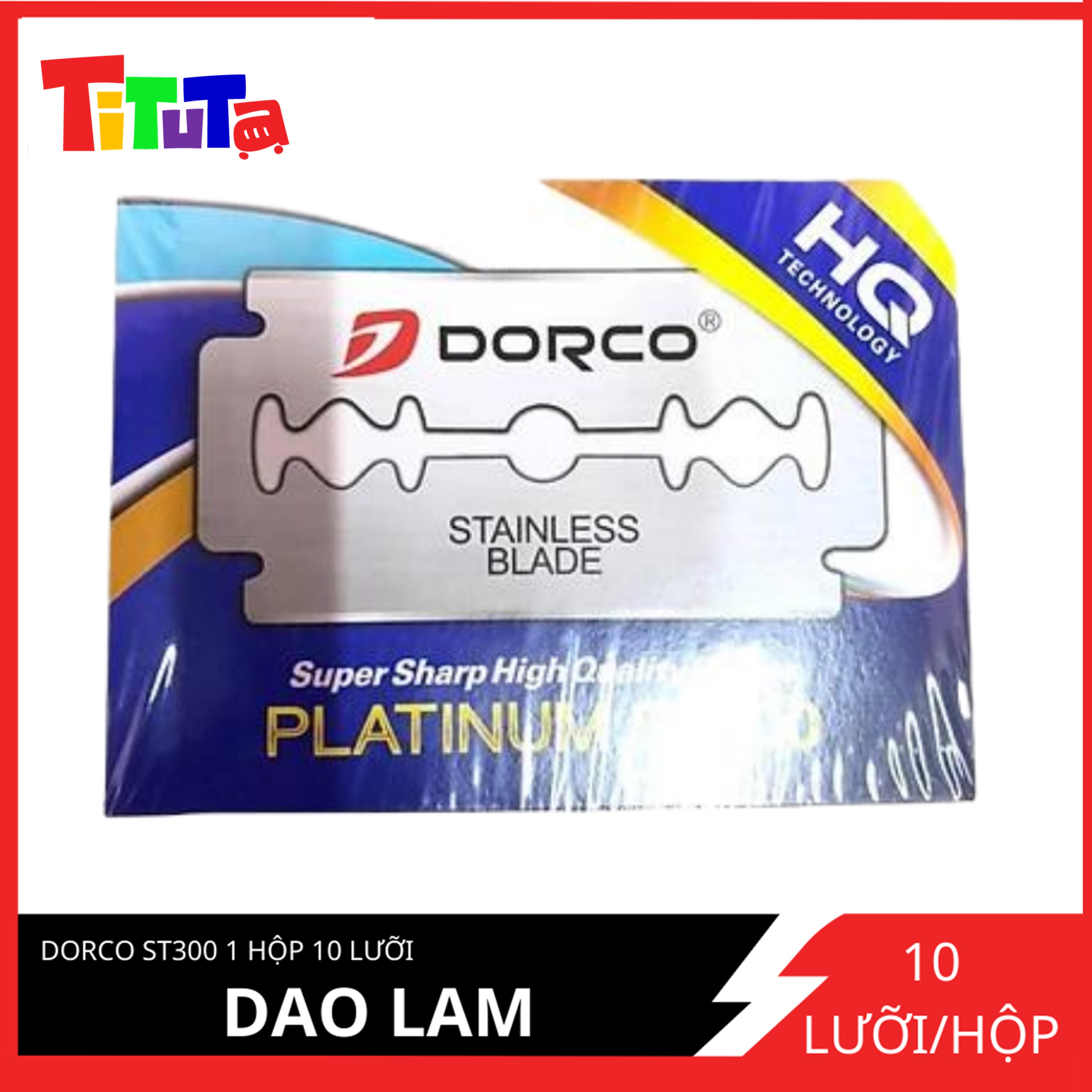 dao lam dorco st300 1 hộp 10 lưỡi