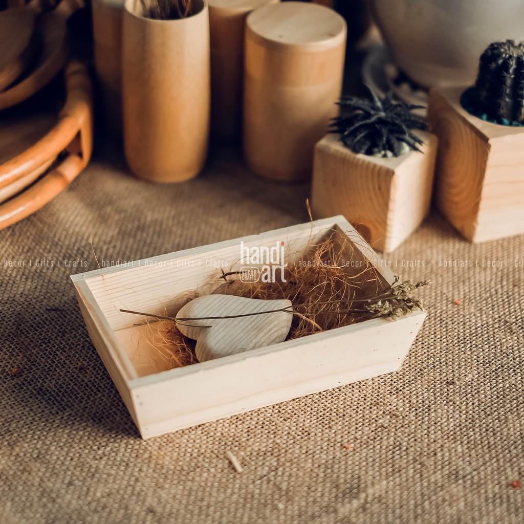 Hộp gỗ đựng đồ ăn - Hộp gỗ đựng sản phẩm - wooden food tray