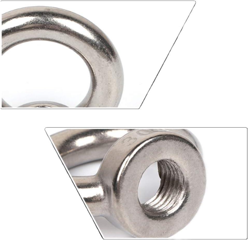 M6 Vòng Đai Ốc 10 Chiếc Thép Không Gỉ 304 Ren Nâng Mắt Hạt Mắt Hạt Nâng Phụ Kiện