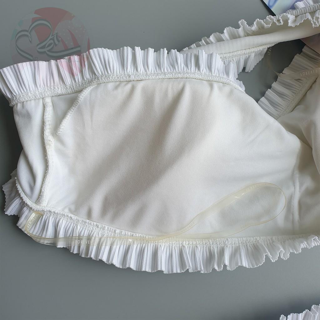 Bộ bơi hai mảnh F21 áo quây phối quầm lưng cao xuất khẩu Mỹ