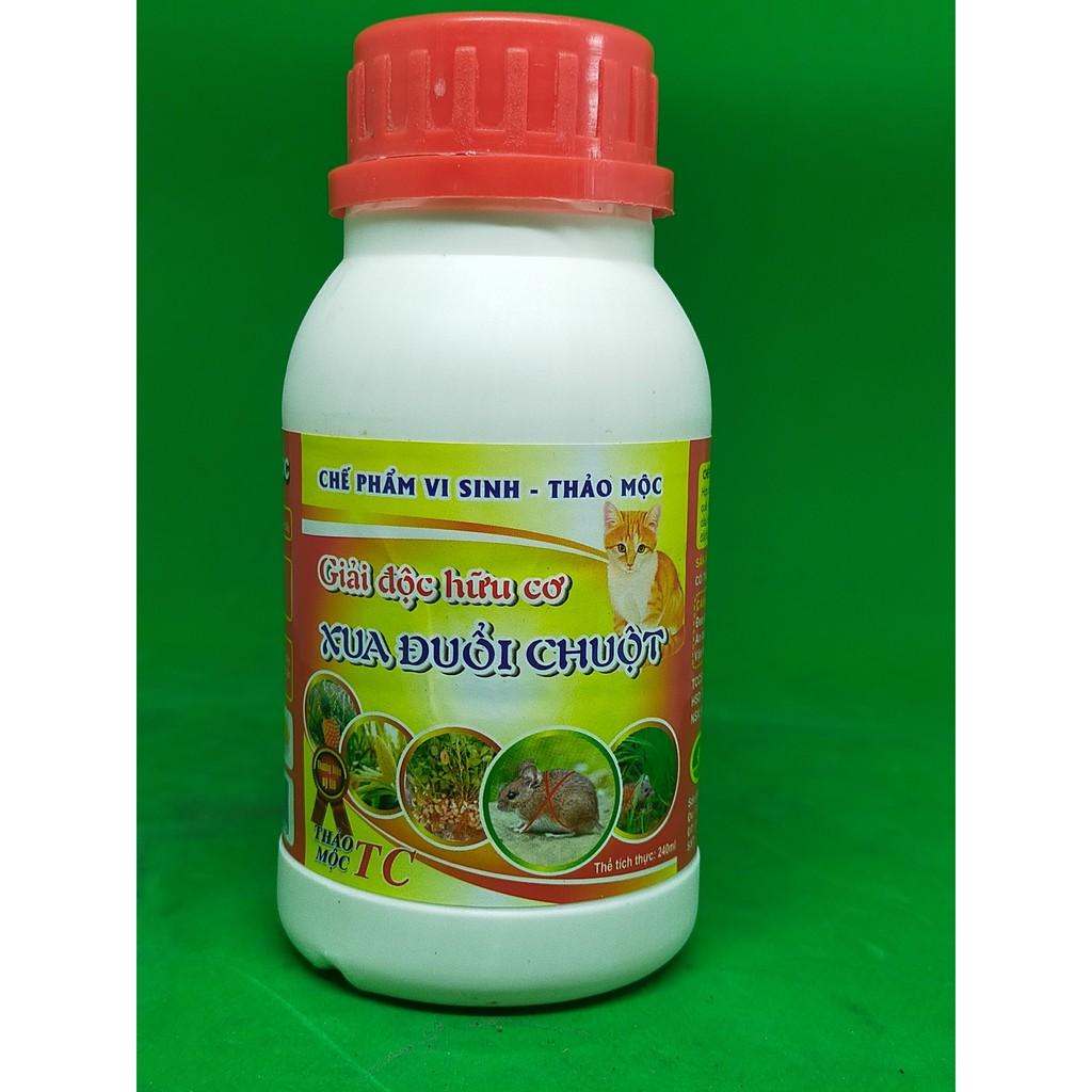 Xua Đuổi Chuột 240ml - bảo vệ cây - tốt đất - an toàn vật nuôi