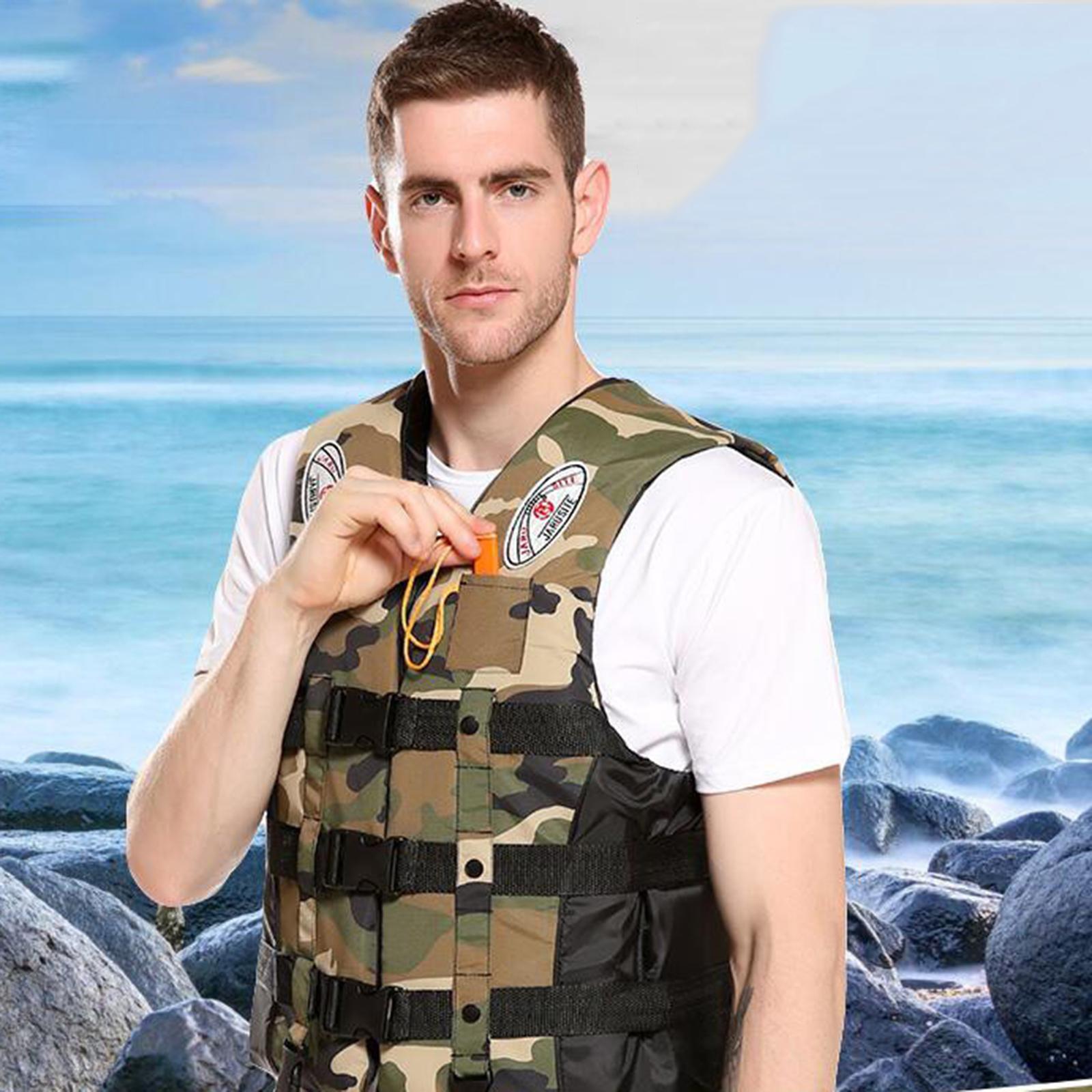 Adults  Aid Vest Kayak Ski Buoyancy Fishing Sail