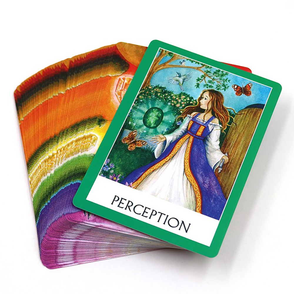 Bộ Bài Oracle Chakra Wisdom 49 Lá Bài Tặng File Tiếng Anh Và Đá Thanh Tẩy B3