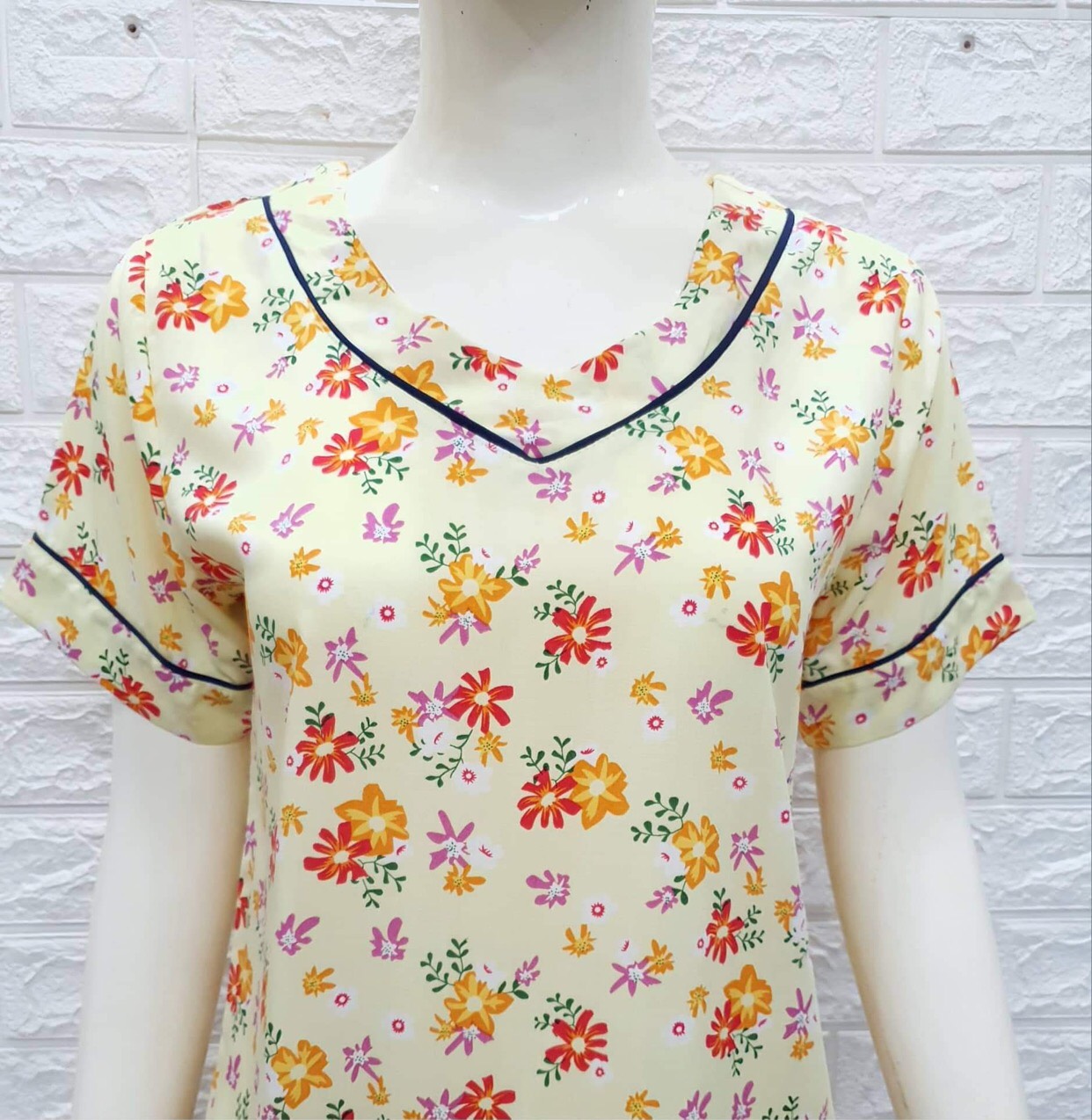 Đồ Bộ Măc Nhà, Đồ Bộ Nữ Tole 2 Da Tay Quần Lỡ Tay Ngắn Bigsize, Màu Số 5