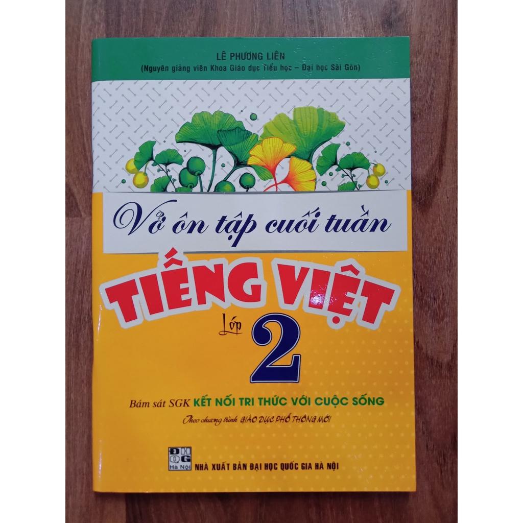 Sách - Vở Ôn Tập Cuối Tuần Tiếng Việt Lớp 2