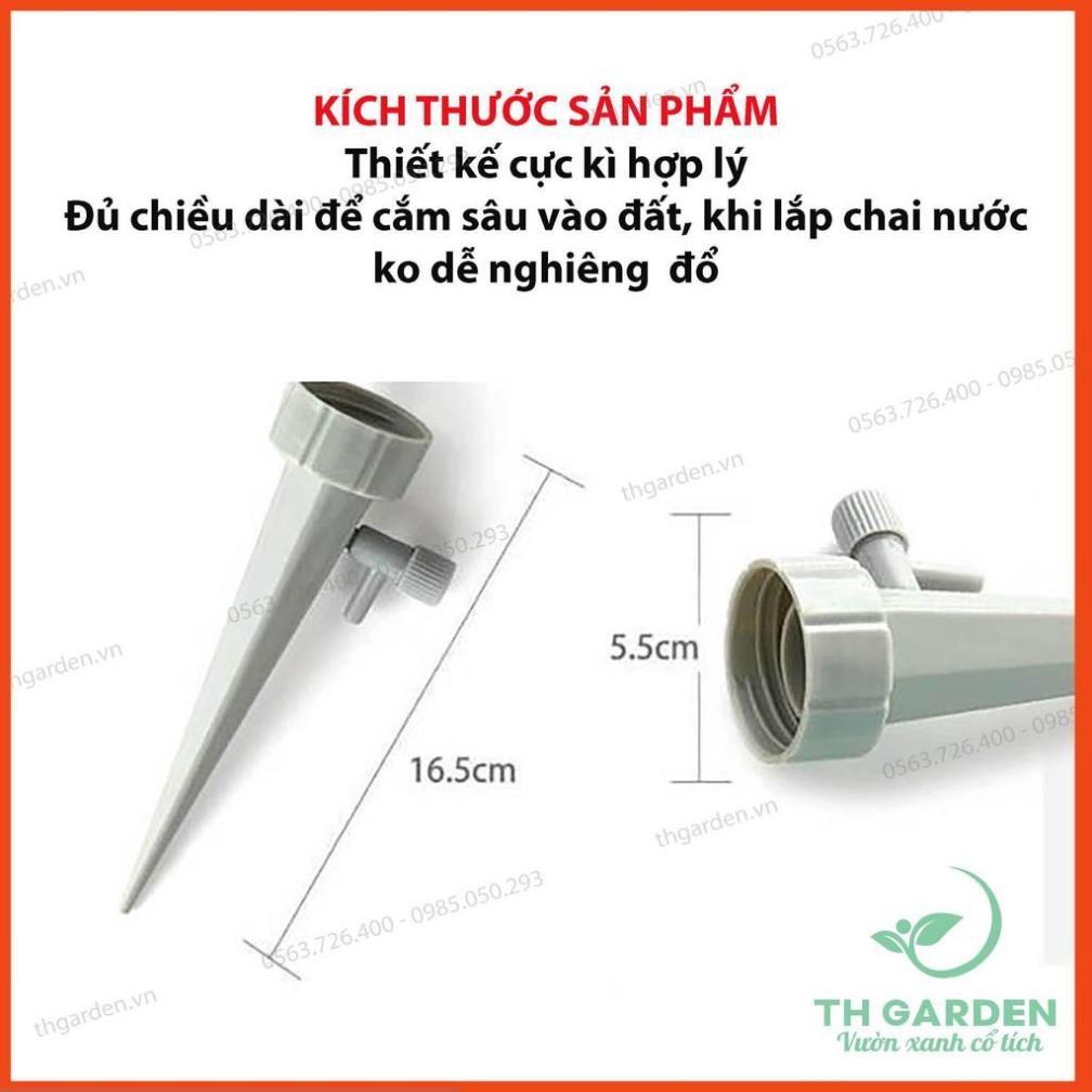 12 VÒI TƯỚI NƯỚC NHỎ GIỌT CHẢY CHẬM TỰ ĐỘNG - Lắp vừa nhiều mẫu chai 208801-1 (lavie, trà xanh 0 độ...)