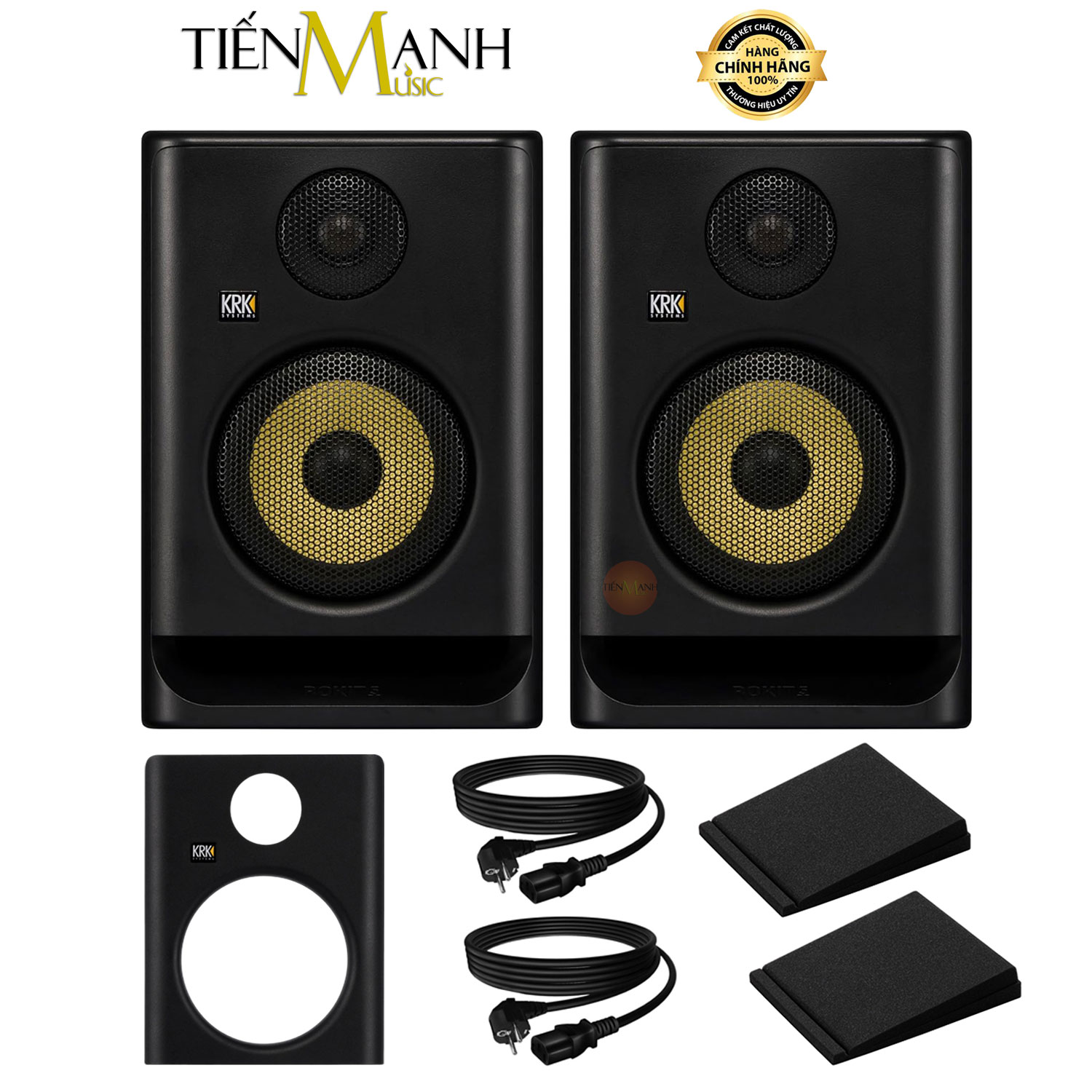 [Một Cặp] Loa Kiểm Âm KRK Rokit RP8G5 Powered RP8 G5 Studio Monitor Speaker Nghe Nhạc 8G5 Hàng Chính Hãng