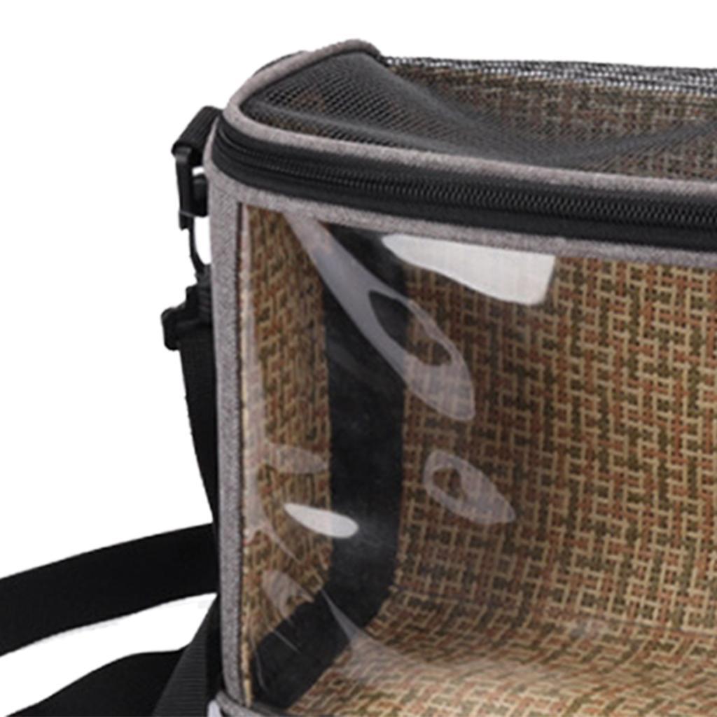 Bird Parrot Carrier Bag Transparent Breathable Pet Travel Bag for Rabbit