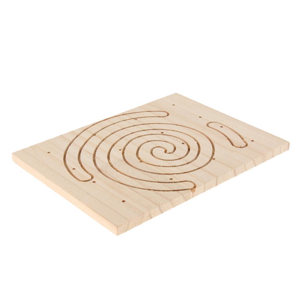 Pet Hamster Mat Bed Rabbit Wooden Claws Scratching Board Squirrel Play Toy