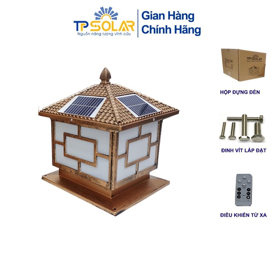 Đèn Trụ Cổng Vuông Có Mái Năng Lượng Mặt Trời TP Solar TP-Z04 TP-Z05 TP-Z06 Trang Trí Trụ Cổng, Chống Nước IP67