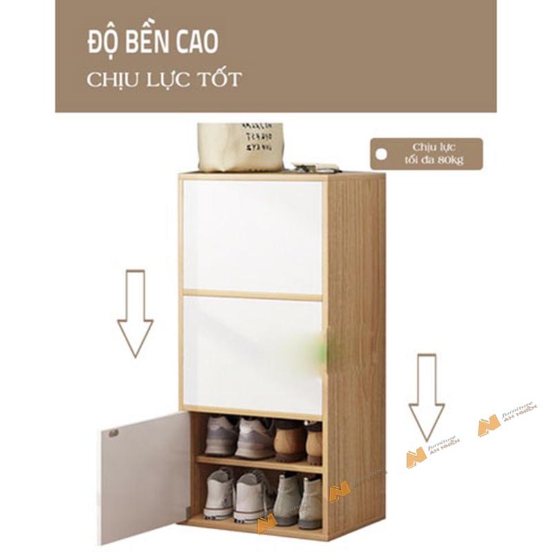 Made in VN-Tủ giày kệ đựng giày 6 tầng - gỗ mdf 17mm công ty Mộc Phát độ bền trên 30 năm AN023