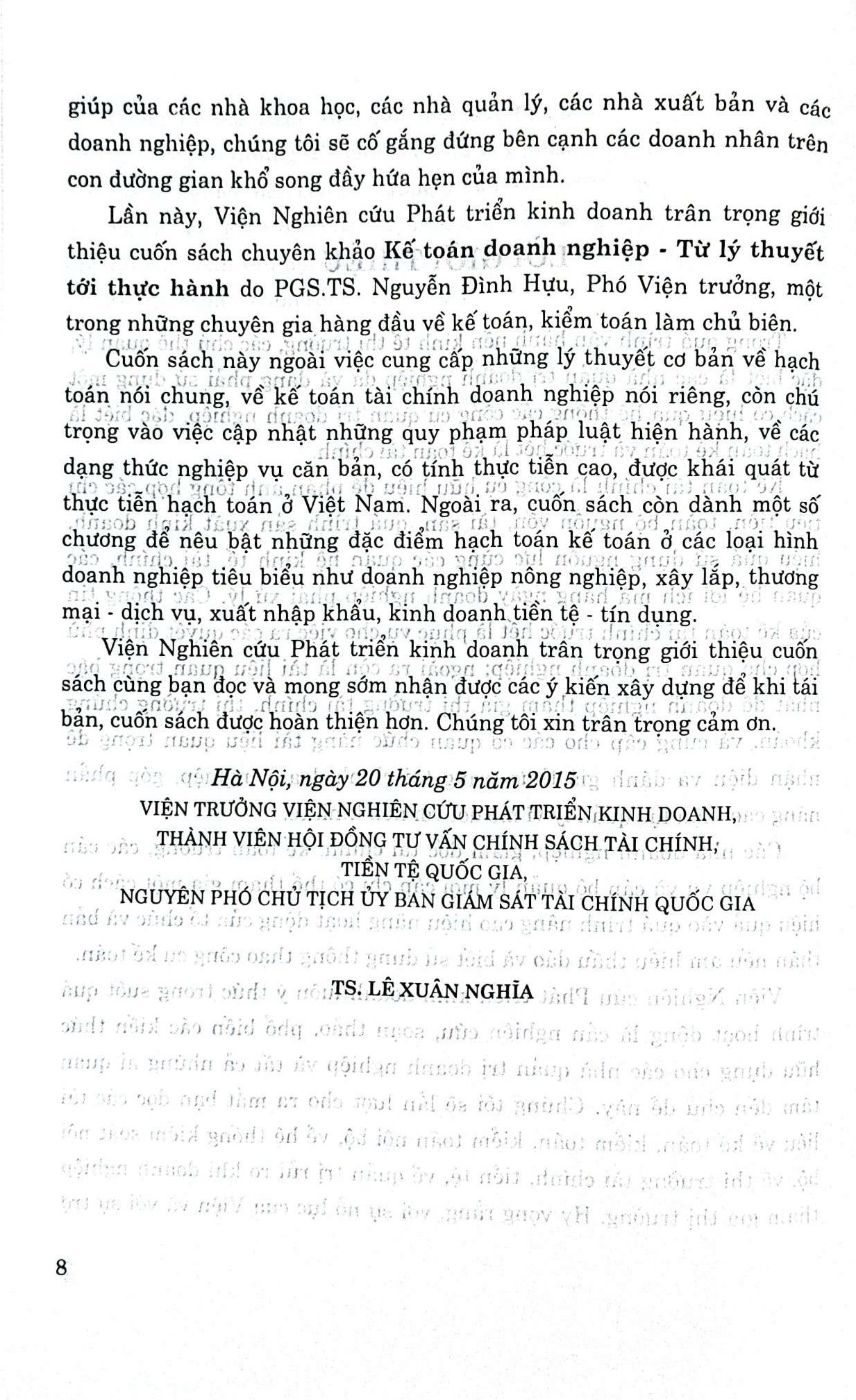 Kế toán doanh nghiệp - Từ lý thuyết tới thực hành