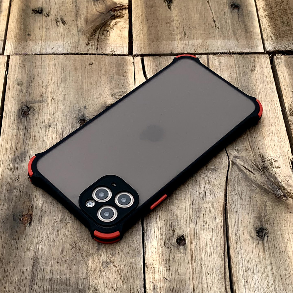 Ốp lưng chống sốc toàn phần màu đen dành cho iPhone 11 Pro